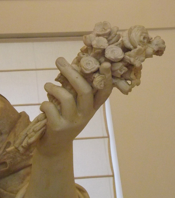 Detail of the So-called Flora Major in the Naples Archaeological Museum, July 2012