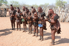 Namibia, Women of Himba in Traditional Decoration