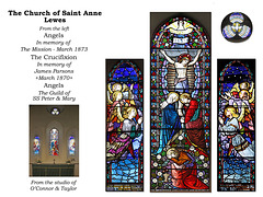 Lewes - Saint Anne - east window  - from the studio of O'Connor & Taylor