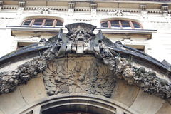 Detail of Doorway, Central Railway Station, Prague