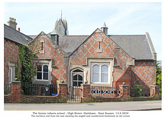 The Old School, High Street, Hailsham,13 4 2024 brickwork detail