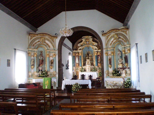 Interior of Saint Amaro Church.