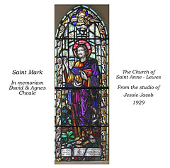 Lewes - Saint Anne - Saint Mark - from the studio of Jessie Jacob