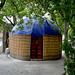 Turkmenistan, Yurt for Relaxing in a Park near the Cave of Köw-ata