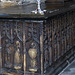 chesterfield church, derbs (9)c16 weepers on tomb chest of henry foljambe +1503, made 1510 by harper and moorecock