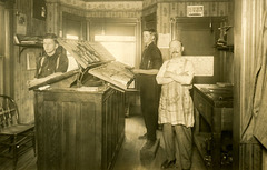 Composing Room in a Print Shop