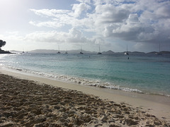 enjoying St John. so much nicer than the snow and cold at home.