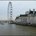 London Eye on the riverside