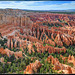 Hundreds pinky pinnacles, Bryce Point, Bryce canyon