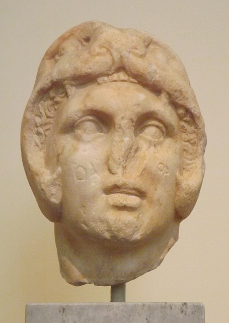 Head of Alexander the Great from the Kerameikos in the National Archaeological Museum of Athens, May 2014
