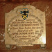 Memorial to Charles Edward and Annie Dunbar Hope, St Nicholas Church, Burton, Wirral, Cheshire