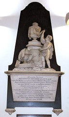 Memorial to Edward Lloyd, Great Sankey Church, Warrington, Cheshire