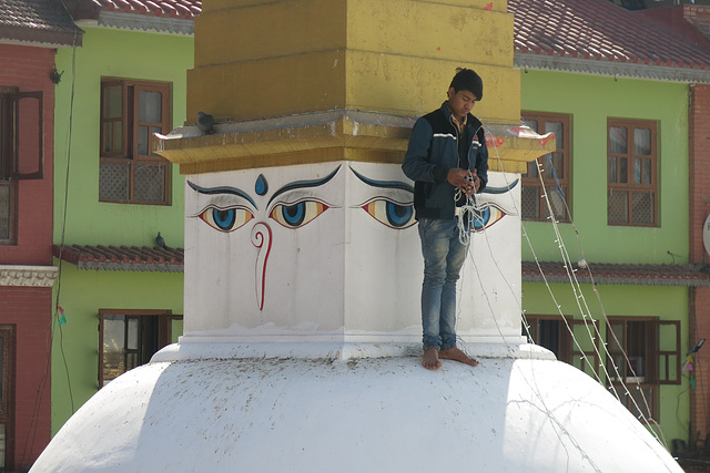 Bodnath = Boudhanath (Kathmandu, Népal)