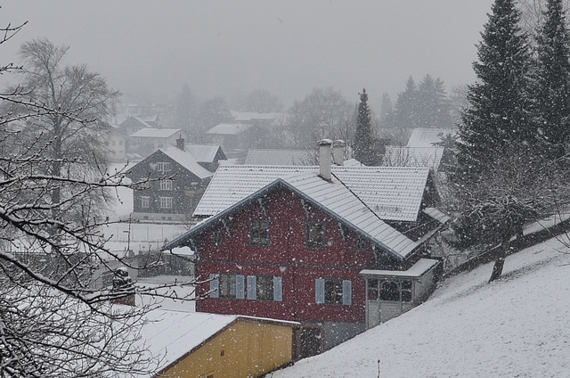 March Snowfall in Schruns