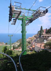 Upper cable-car station
