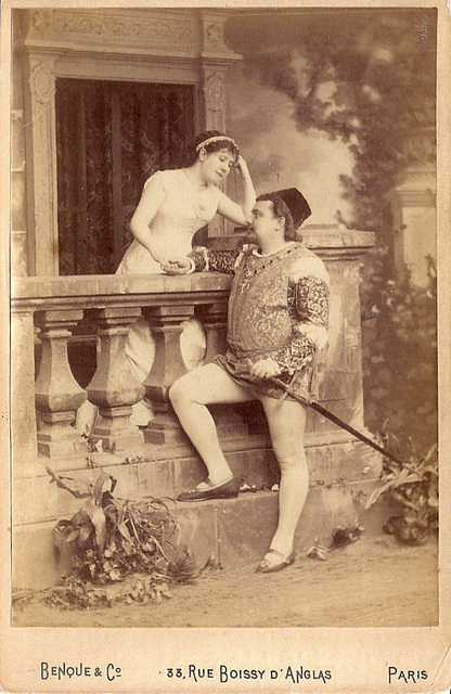 Jean-Alexandre Talazac and Adele Isaac, by Benque