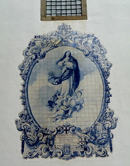Virgin Mary in Azulejos Tiles