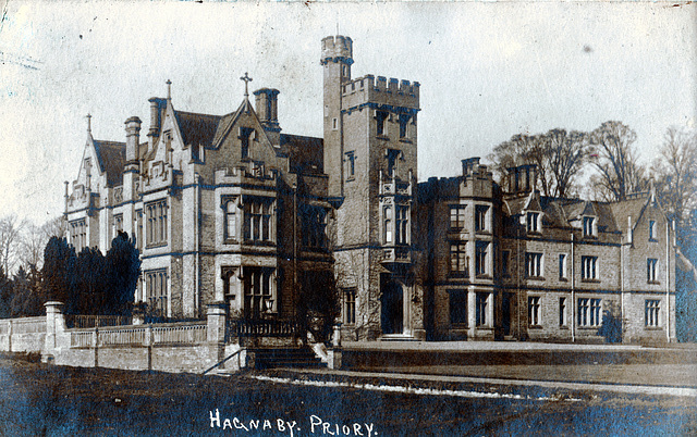 Hagnaby Priory, Spilsby, Lincolnshire (Demolished)