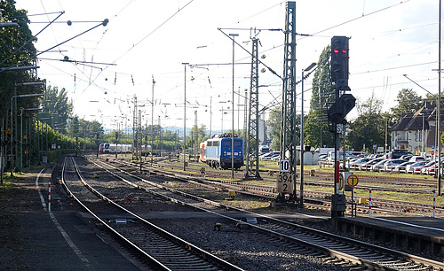 Ipernity: Bahnhof Radolfzell - By Walter 7.8.1956