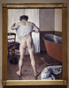 Man at his Bath by Caillebotte in the Boston Museum of Fine Arts, January 2018