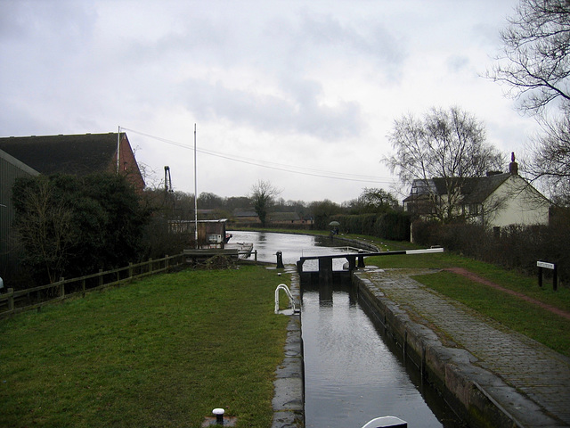 Parkgate Lock on the Staffs and Worcs Canal