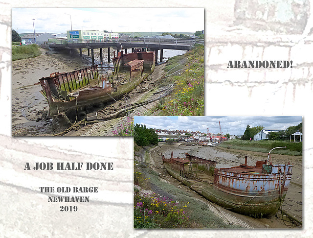 Abandoned - a job half done - Newhaven -  25 5 2019