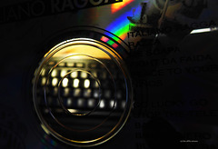 das Loch einer CD
