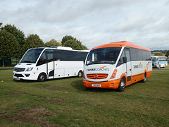 Acorn Travel DEZ 6135 and Tamar Coaches TA10 MAR at Showbus - 29 Sep 2019 (P1040618)
