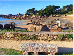 Low tide view for the stone bench - HBM