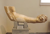 Colossal Arm from a Statue of Zeus from Aigeira in the National Archaeological Museum in Athens, May 2014