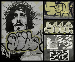 Graffiti and Decollage