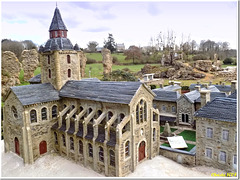 That's how it was once: model of the old abbey