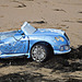 Bentley on the beach at Margate