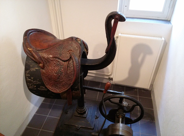 Museum Boerhaave 2014 – 1897 Zander device to mimick horse riding