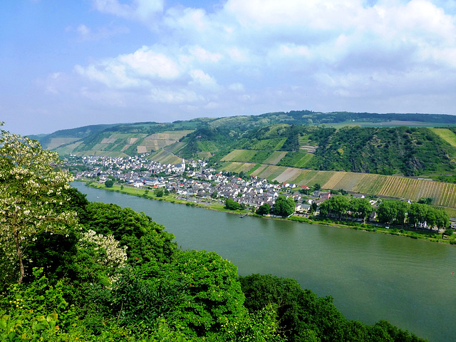 DE - Andernach - View across the Rhine towards Leutesdorf