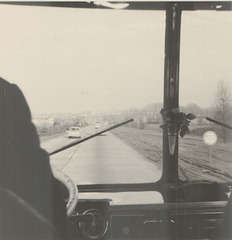 Travelling on the Oostende to Brussels motorway - April 1964