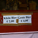 Leidens Ontzet 2015 – Klein Bier € 2,00 Grote Bier € 4,00