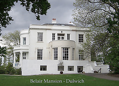Belair Mansion Dulwich west elevation