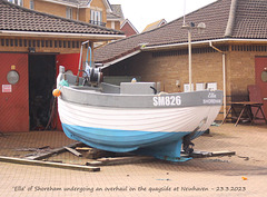 Ella of Shoreham overhauled at Newhaven 23 3 2023
