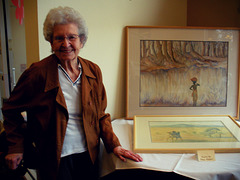 Mom (90!) with her watercolors