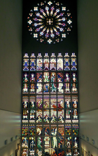 Glasfenster aus der alten St. Nikolai-Kirche