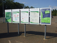 DSCF1701 Norwich Park and Ride display at Thickthorn