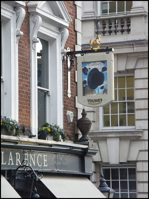 The Clarence pub sign