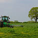 Cutting the silage