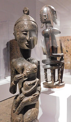 Detail of the Mother and Child Sculpture in the Metropolitan Museum of Art, February 2020