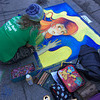 Chalk Art in progress, Belmont Shore, 10/19/19