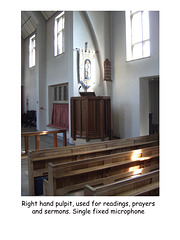 Saint Clement, East Dulwich, south pulpit