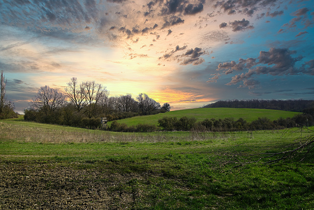 Mainfränkische Landschaft - Franconian landscape