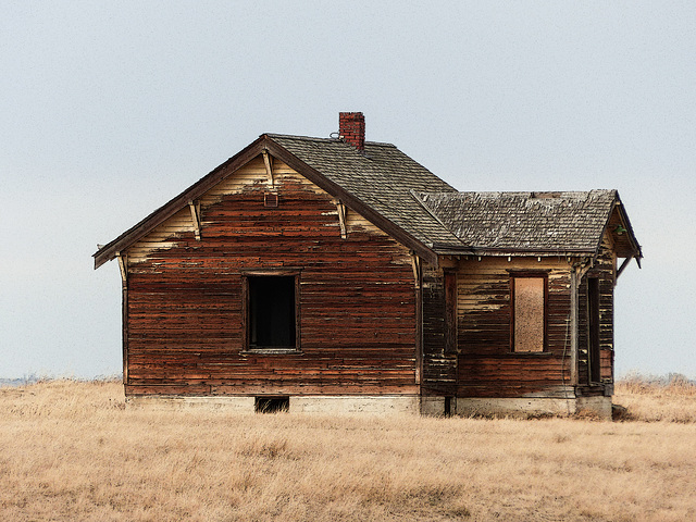 Old house on the prairie