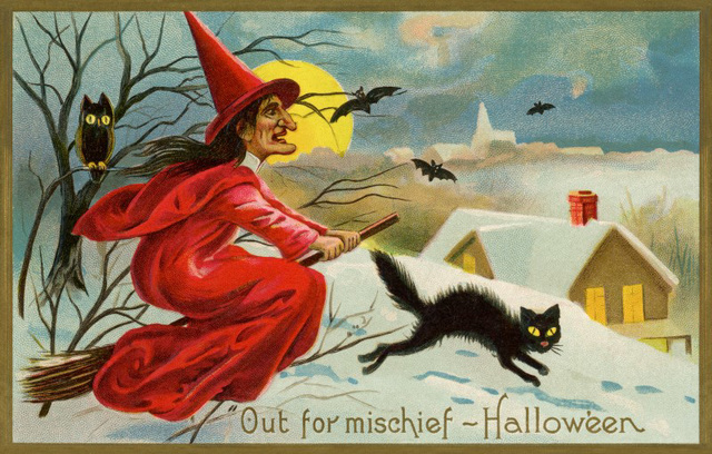 Halloween—A Witch Out for Mischief